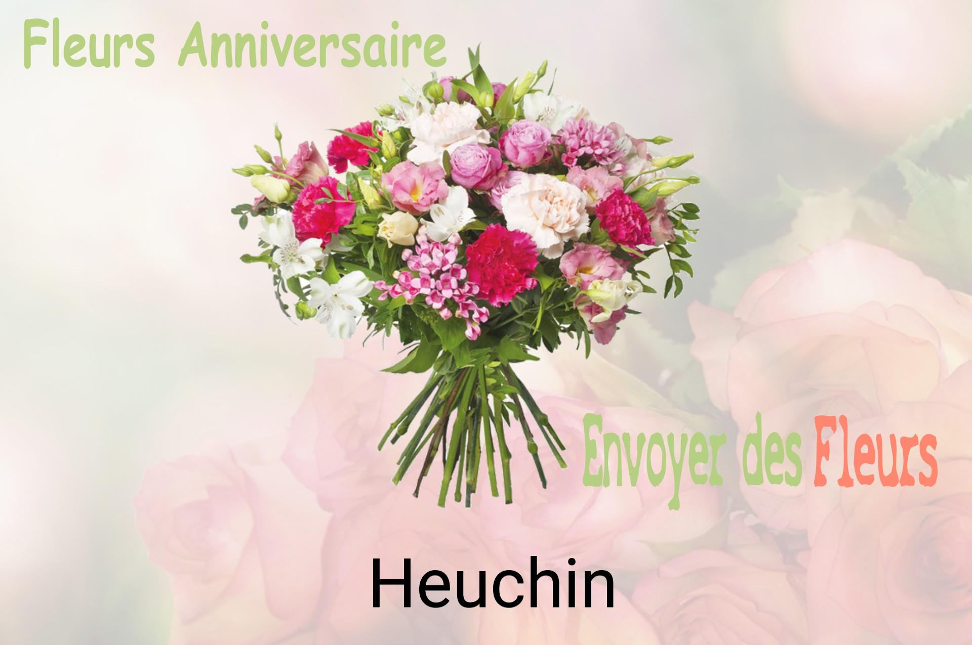Bouquet de fleurs d’anniversaire livré à Heuchin